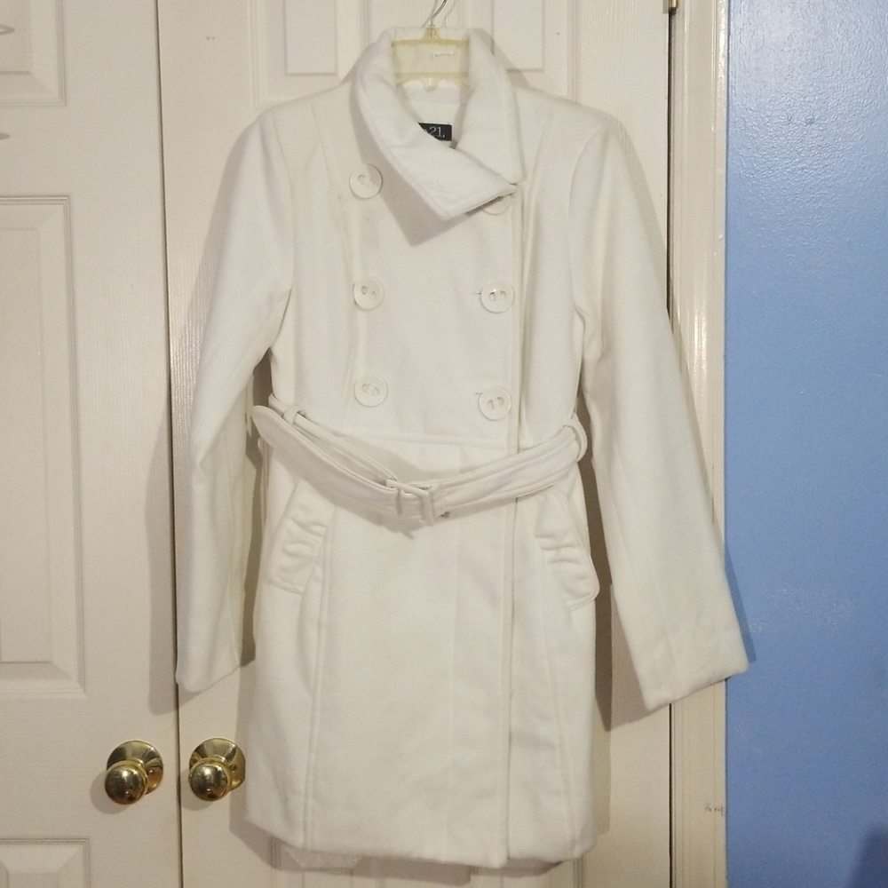 Rue 21 Winter White Coat